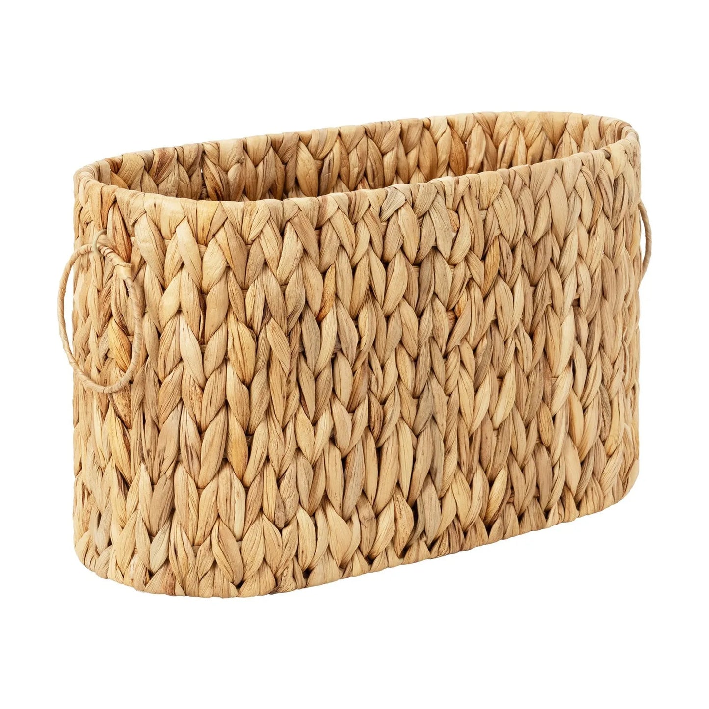 Portable Desktop Sundry Storage Basket Practical Bathroom Supplies Storage Basket Imitation Rattan Woven Rectangular Storage Box