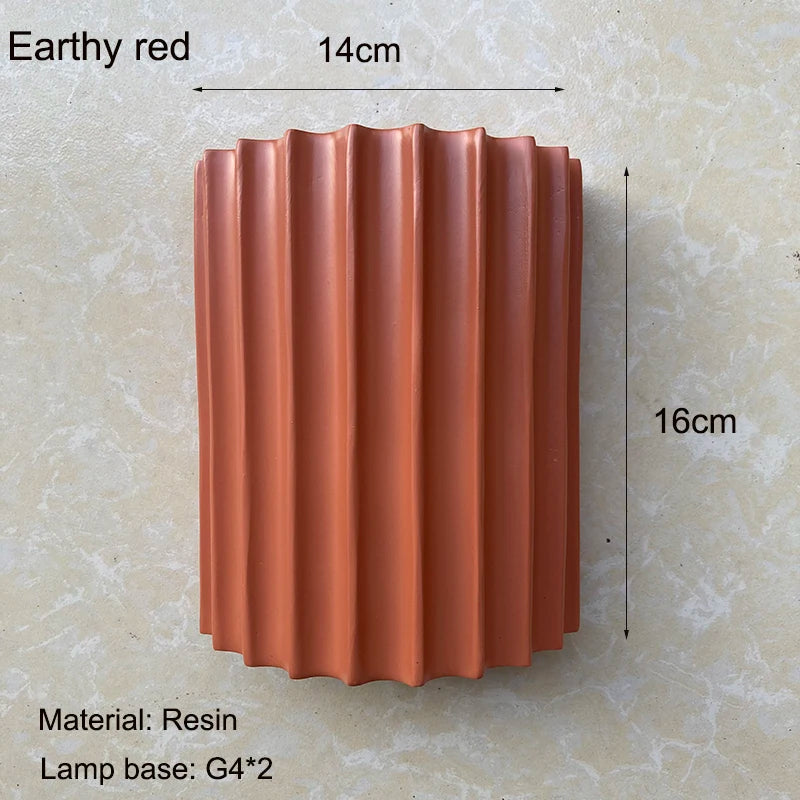 Resin High-end Fashionable Bedroom Living Room Dining Room Wall Lamp Warm Atmosphere Wall Lamp Llighting Balcony Wall Lamp