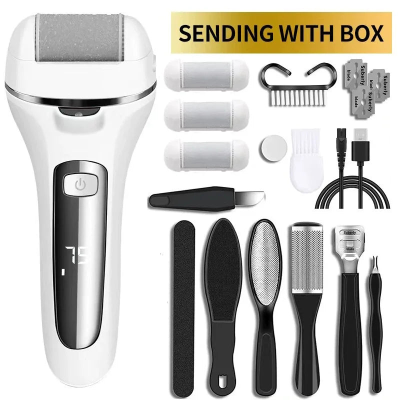 Foot care tool Skin Callus Remover Electric Grinding Pedicure Tools Foot Sandpaper File, electric foot file to remove calluses