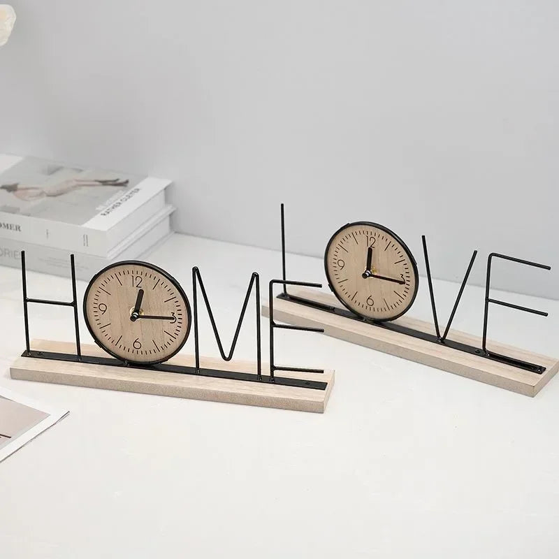 European Creative TV Cabinet Decoration Furniture Home Living Room Bedroom Entrance Wine Cabinet Office Desktop Clock Arrangeme