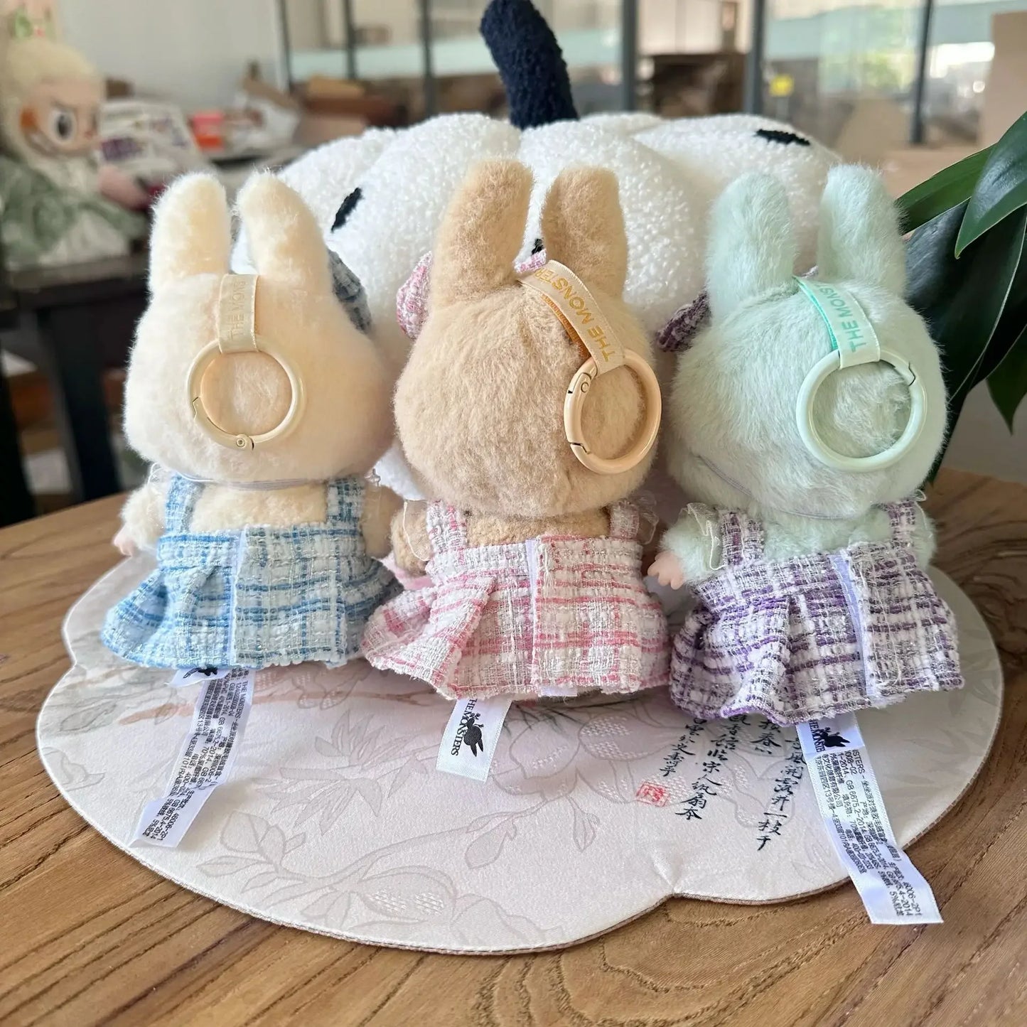 17CM Cute Labubu Doll Clothes Outfit Accessories Classic Dress Set for V2 Mini Dolls Clothing Girl Kid Gift Labubu Ropa