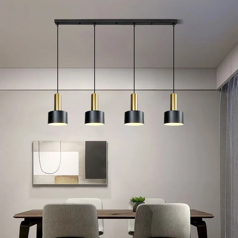 Lighting for Living Room Home Decor Nordic Simple Restaurant Three Chandeliers Luxury Modern Bedroom Bedside Long Table Bar Lamp