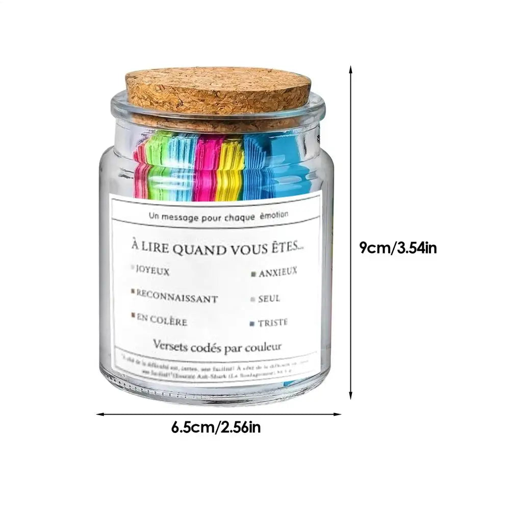 Quran Verse Jar Expresses Emotions And Feelings Glass Prayer Jar With Colored Quran Verses Muslim Prayer Jar Gifts Box