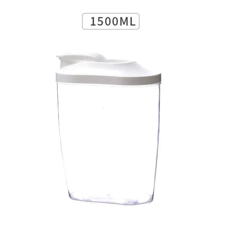 Food Storage Containers with Lids Stackable Treat Box Containers for Kitchen Pantry Organization Containers for Rice Dispenser