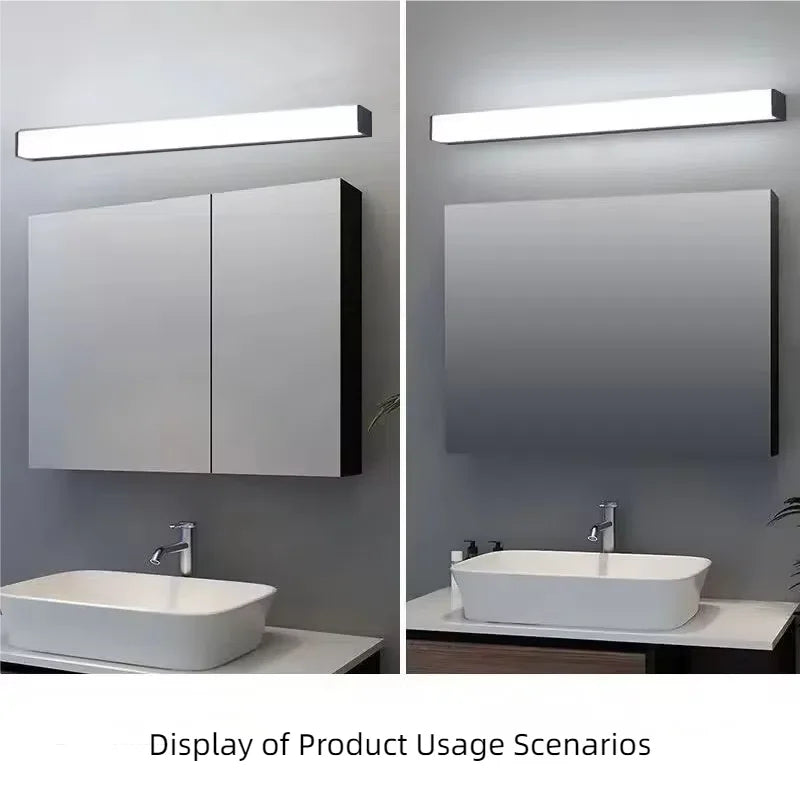Mirror Front Light LED Waterproof Wall Lamp for Bathroom Interior Wall Light Makeup Wall Sconce Simple Bedroom Lamp Sconce