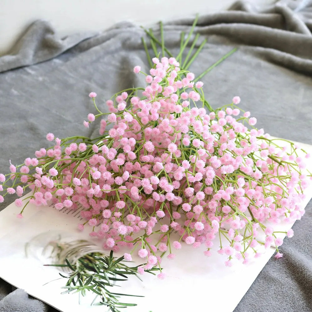 1 Bouquet Artificial Flowers 64cm White Purple Pink Red Blue Silk Fake Plants For Home Decoration Festive Weddings Arrangement