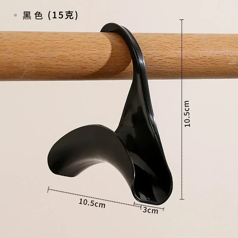 New Durable Bag Rack Holder Home Closet Hat Silk Scarf Shawls Purse Handbag Storage Arched Hanger Hook