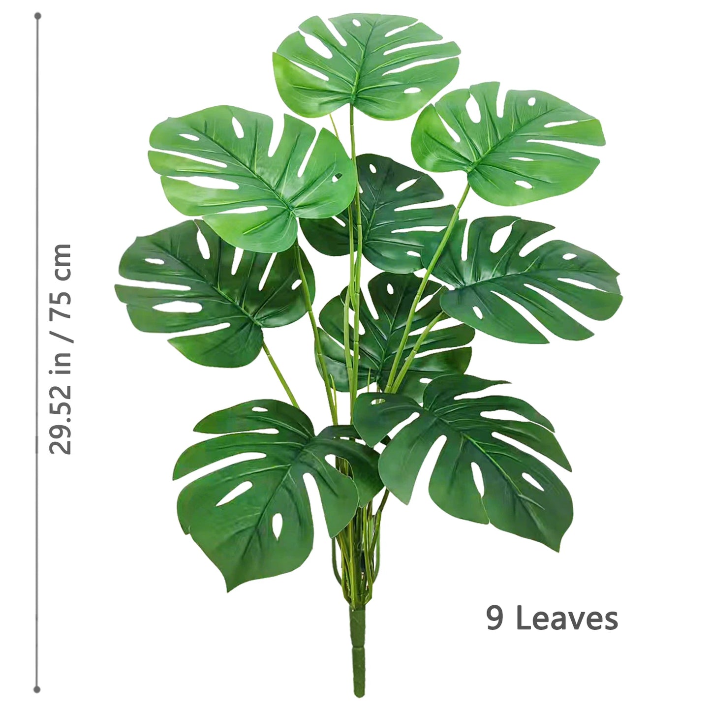 59-103cm/40.5in Artificial Monstera plastic fake plant pot ornamental festival suitable for home office decoration