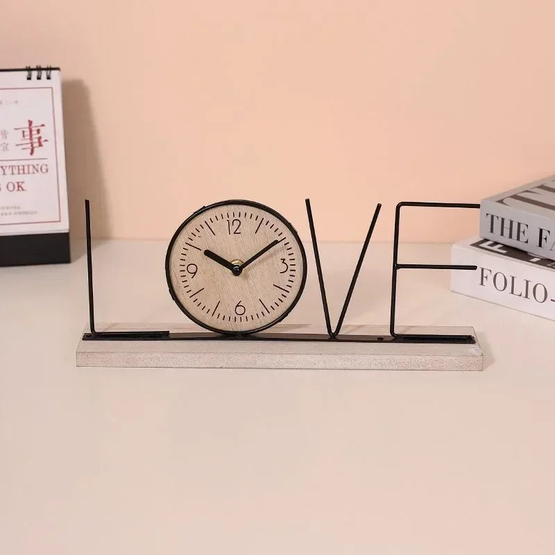 European Creative TV Cabinet Decoration Furniture Home Living Room Bedroom Entrance Wine Cabinet Office Desktop Clock Arrangeme