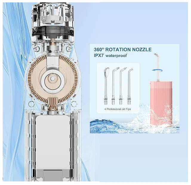 Portable Innovative Electric Dental Irrigator Water Flosser High Pressure Water Thread Ultrasonic Cleaner Teeth Cleaning Tools