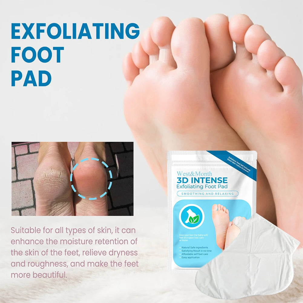 1 Pair Exfoliating Callus Booties Feet Care Foot Mask Sheet Pack Nourish Smooth Moisturizing Foot Spa Skin Care