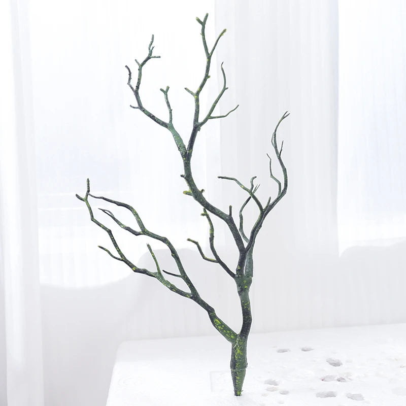 Plastic Artificial Dried Antlers Tree Branches Plant Twigs Dark Witch DIY Headband Accessories Wedding Party Xmas Decoration