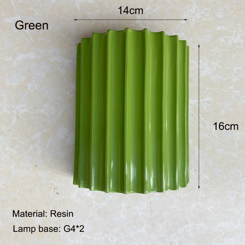 Resin High-end Fashionable Bedroom Living Room Dining Room Wall Lamp Warm Atmosphere Wall Lamp Llighting Balcony Wall Lamp