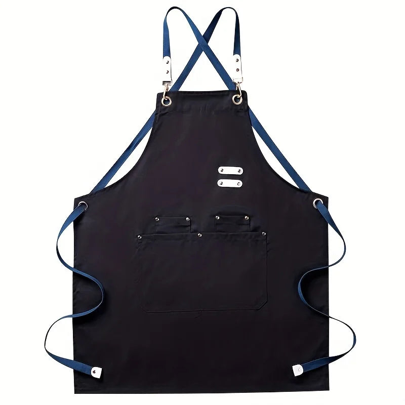 Aprons for Men Women with Pockets Cotton Enrich Durable Large Waterproof For Kitchen, Workshop, BBQ, Chef Apron