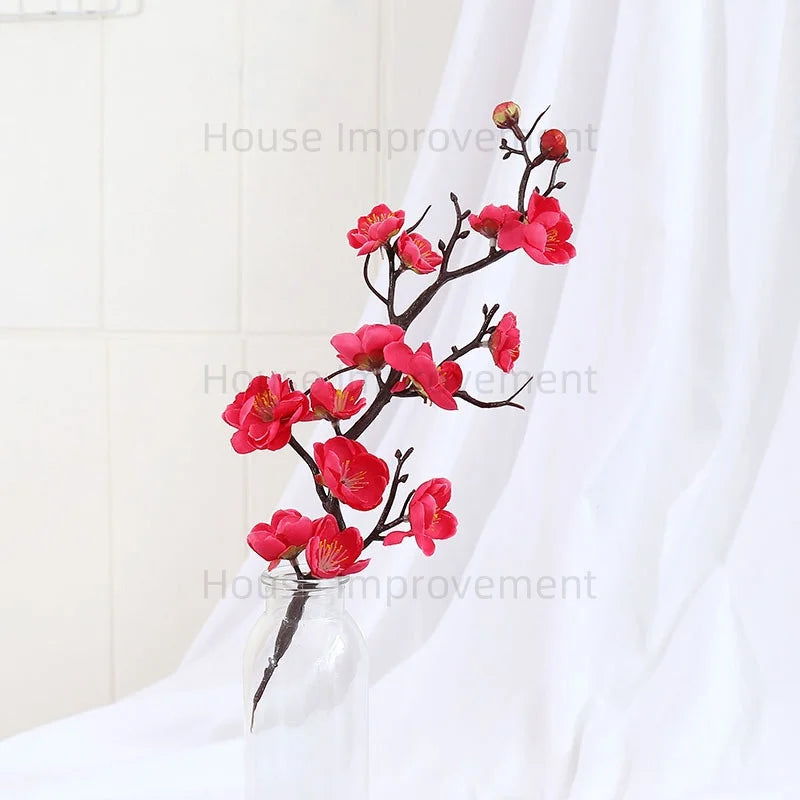 Artificial Plants Bonsai - No Pot Blossoms Artificial Plant Small Tree Fake Flowers Table Ornaments Home Decoration Hotel Garden