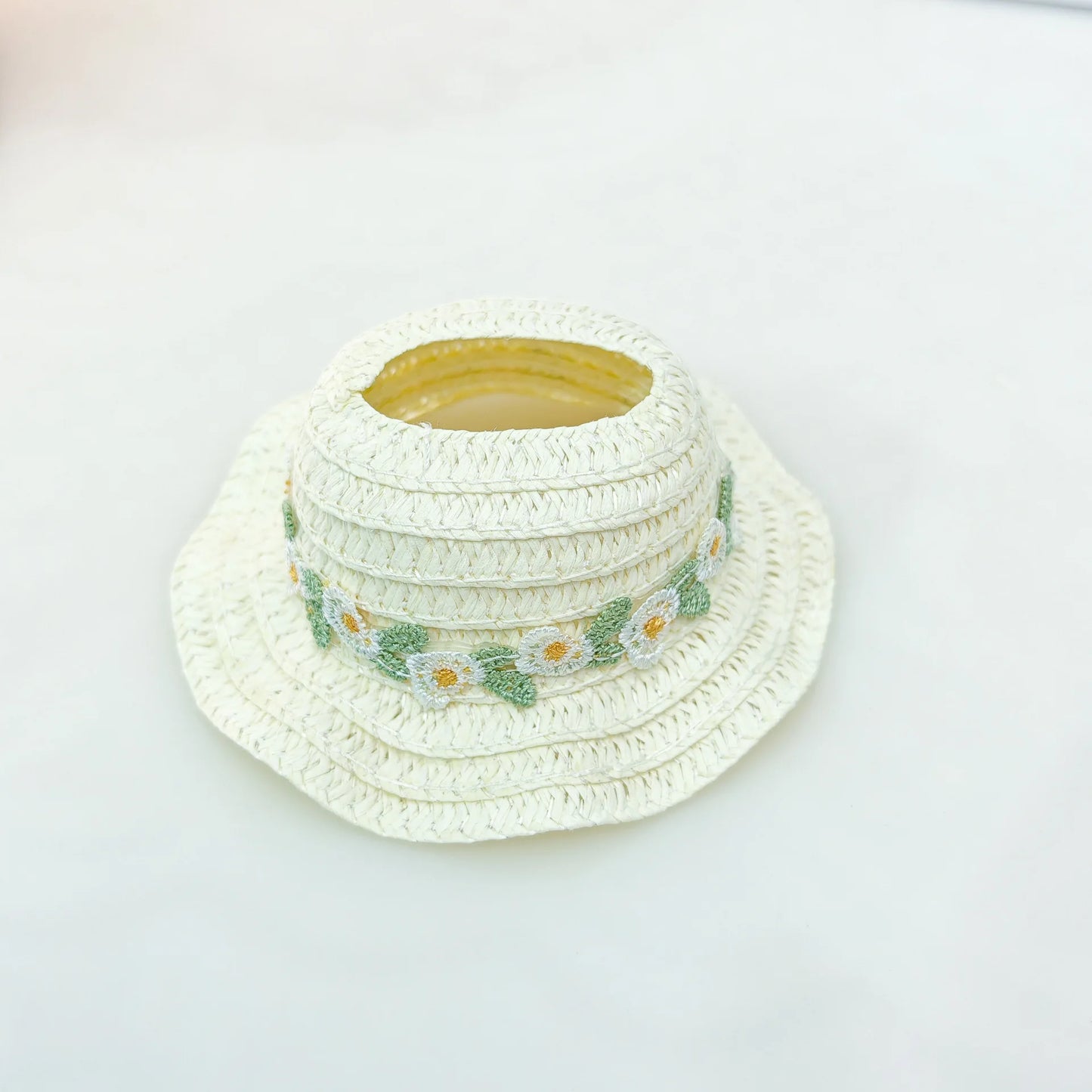 Doll Accessory for Labubu Hat Open Top Straw Hat Woven Hat Labubu Party Clothing Outfit Accessories Kids Girls Toys 1Pcs