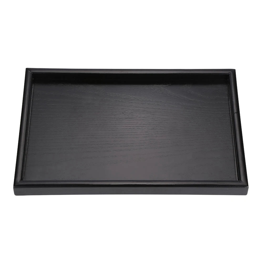 Rectangle Shape Wood Tea Coffee Snack Food Meals Serving Tray Plate Restaurant Trays Wood Serving Tray Living Room Supplies