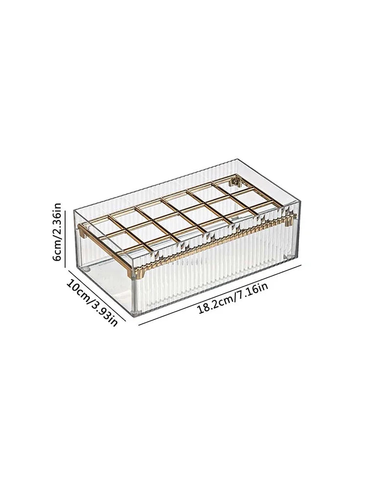 Plastic Make Up Organizer 18 Space Decoration for Dresser Countertop Storage Stand Lipstick Holder Lip Gloss Holder Organizer
