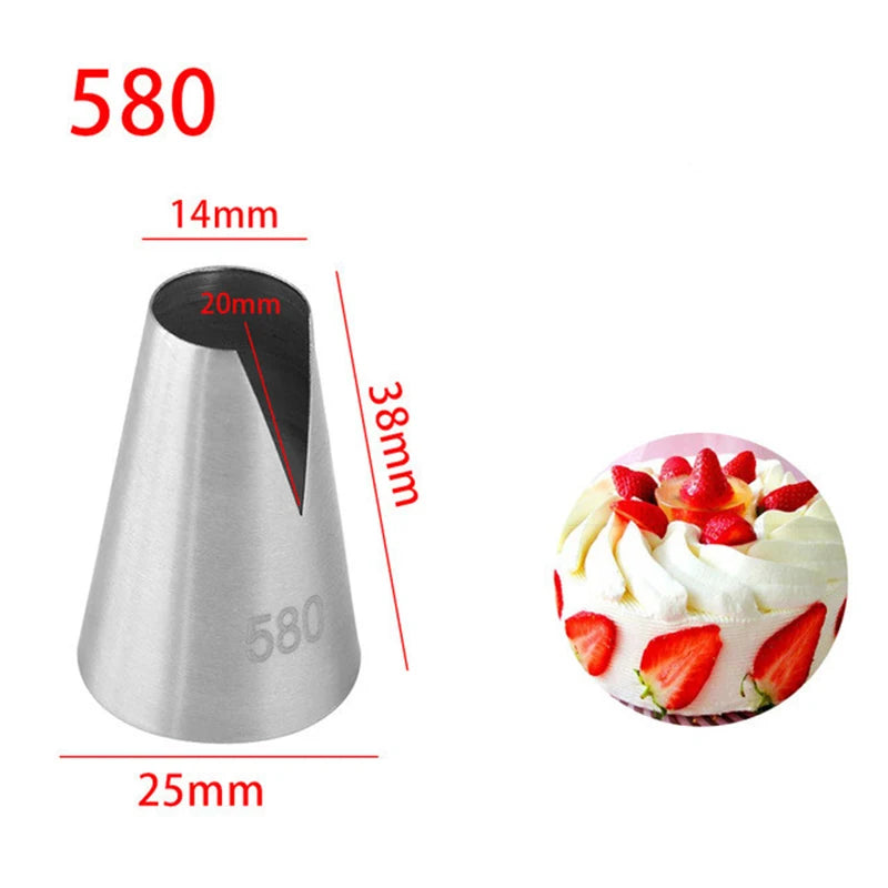 BCMJHWT 1/3pcs Icing Piping Nozzles For Cakes Decorating Tools Dumpling Pastry Cream Decoration Tips tort кондитерские товары