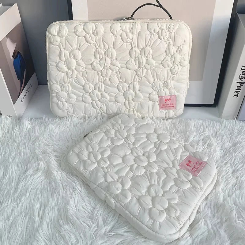 Macaron Laptop Tablet Sleeve Bag For Ipad Air6 Pro11/10.9/10.5/10.2/9.7 Macbook 13.3 13.6 14 15 15.6 16 Inch Inner Bag