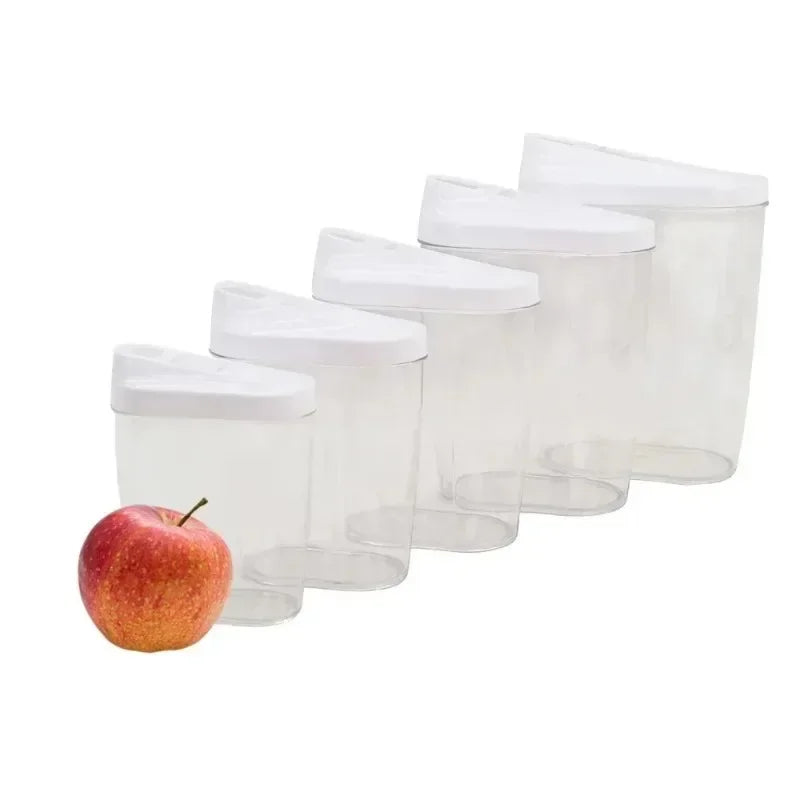 Multifunctional Storage Tanks Large Capacity Kitchen Food Storage Containers Transparent Sealed Storage Containers Combination