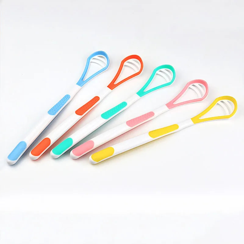 Xiaomi Youpin Tongue Scraper Oral Cleaner Brush Fresh Breath Reusable Cleaning Coated Multicolor Tongue Brush Hygiene Care Tools