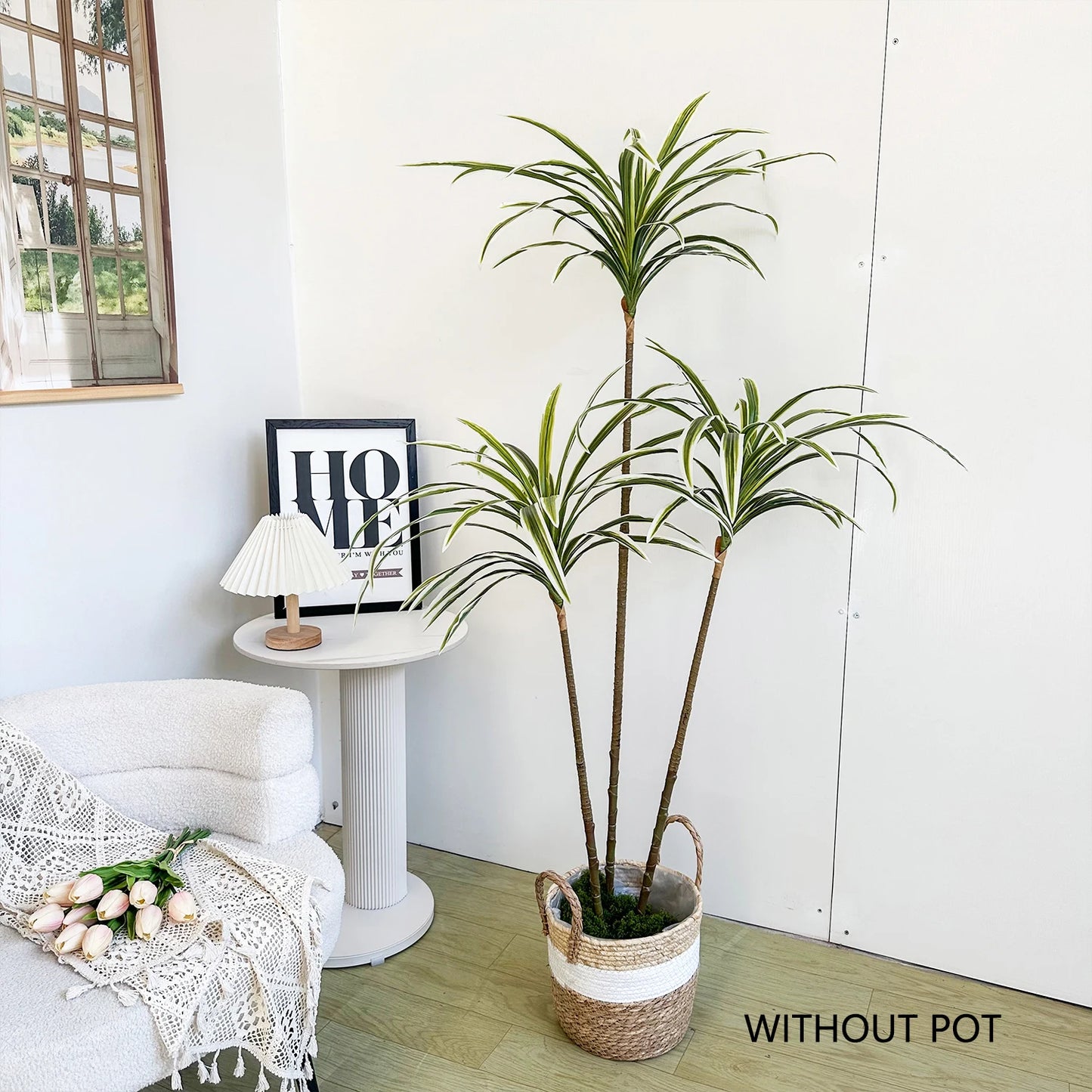 50-230CM New Artificial Dracaena Tree plant branch plastic outdoor indoor fake plant for home garden room wedding festival decor
