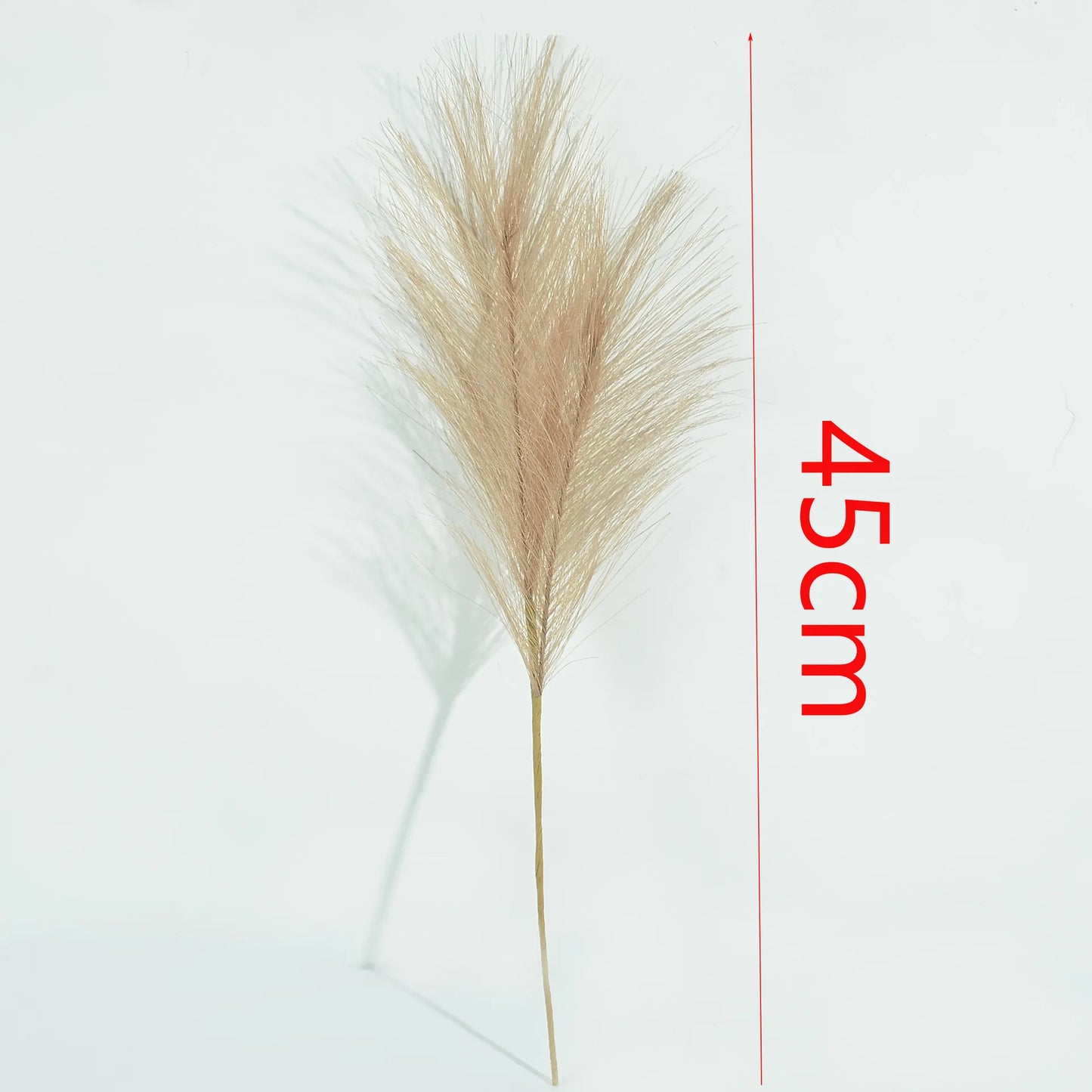 5pcs 2Fork 45cm Artificial Pampas Grass Bouquet Boho Decor Flower Fake Plant Reed for Table DIY Home Party Wedding Decoration