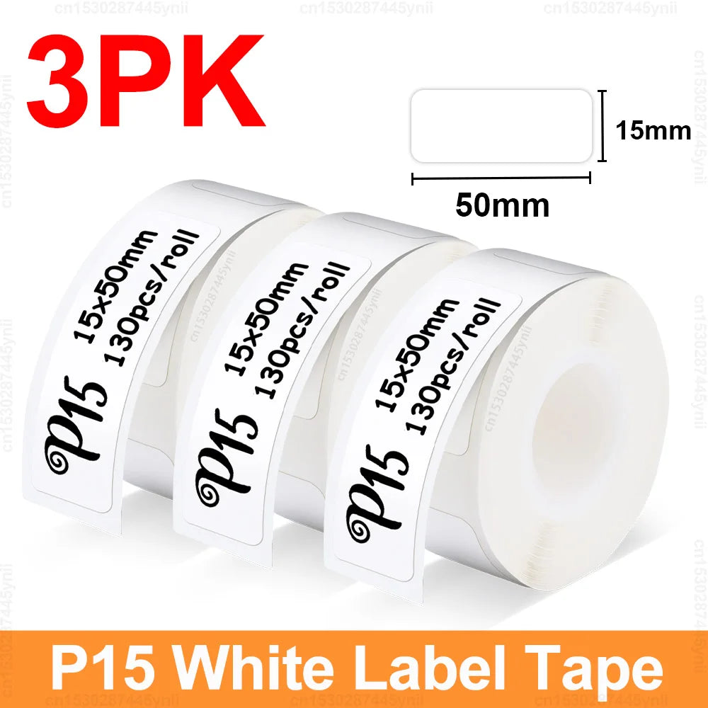 P15 Thermal Label Printer Similar as D11 D110 D101 Marklife P15 Mini Label Maker Handheld Label Machine with Adhesive Label Tape