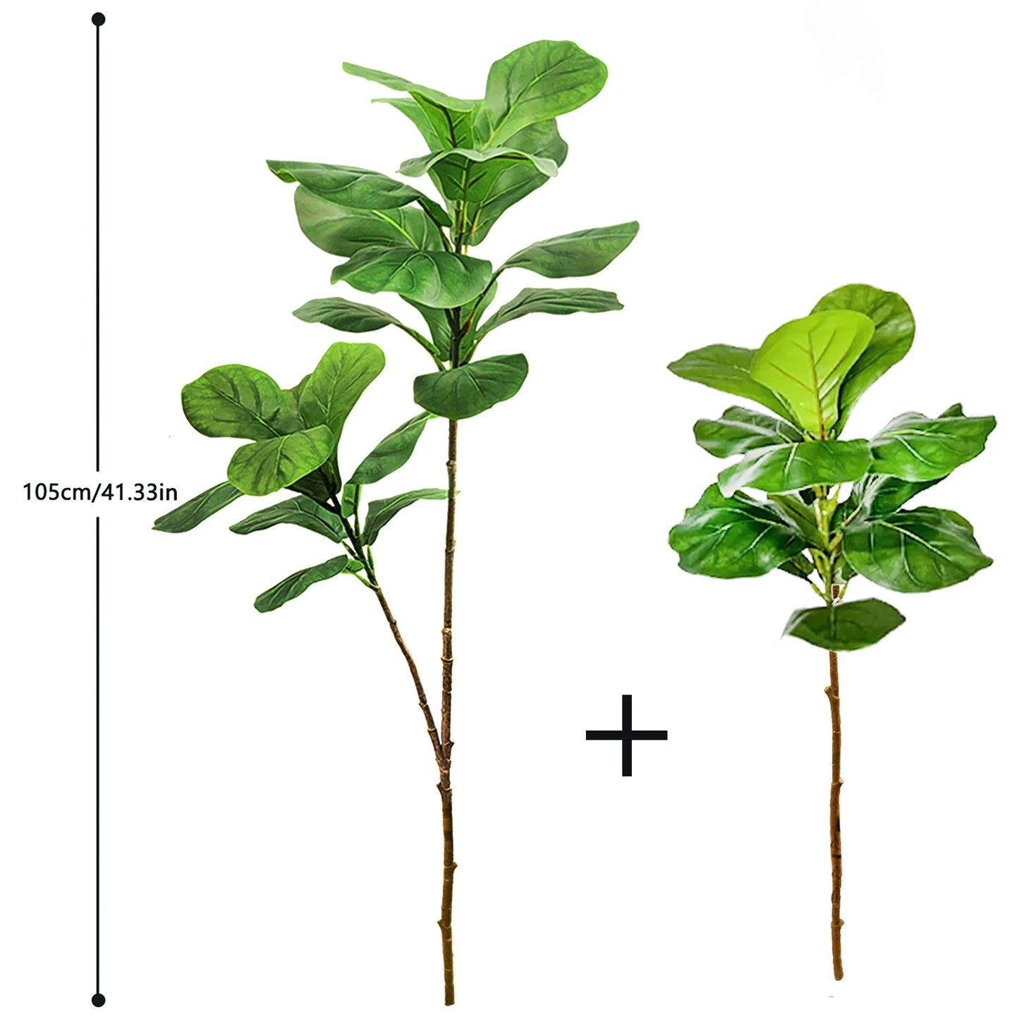 76-135cm Artificial Plants Fake Bamboo Tree Branch Plastic Nandina Leaves Tall Green Landscape For Home Garden Decor
