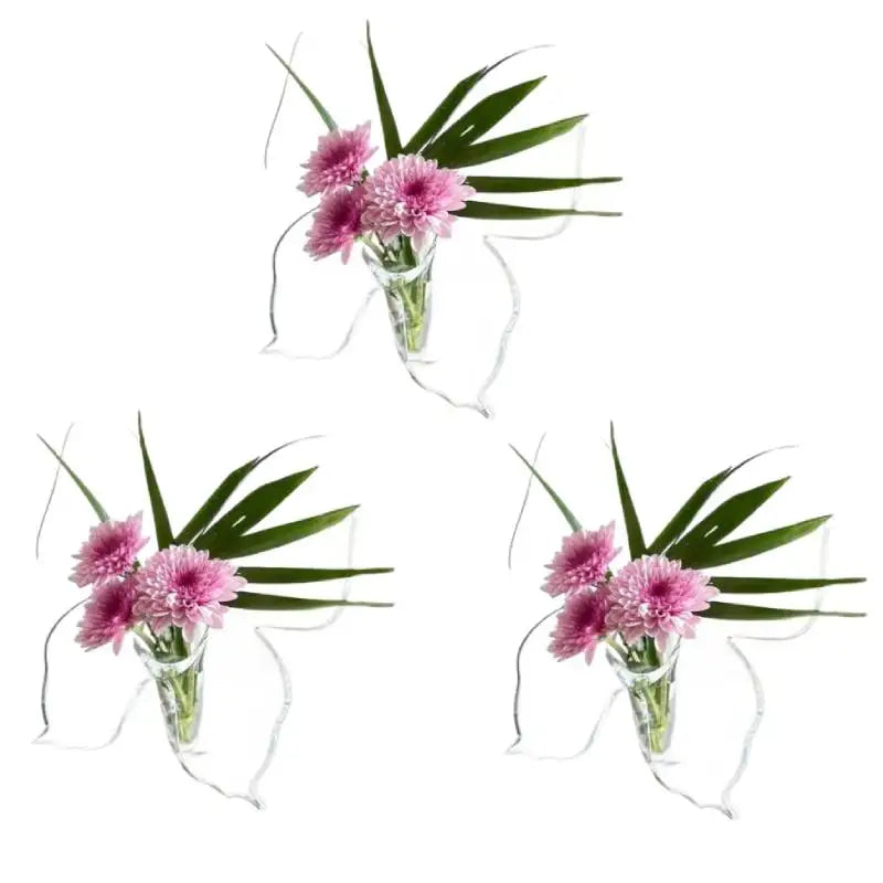 Acrylic Butterfly Frame Vase INS Modern Flower Vase Minimalist Clear Butterfly Vase Art Flower Holder Aesthetic Vase Home Decor