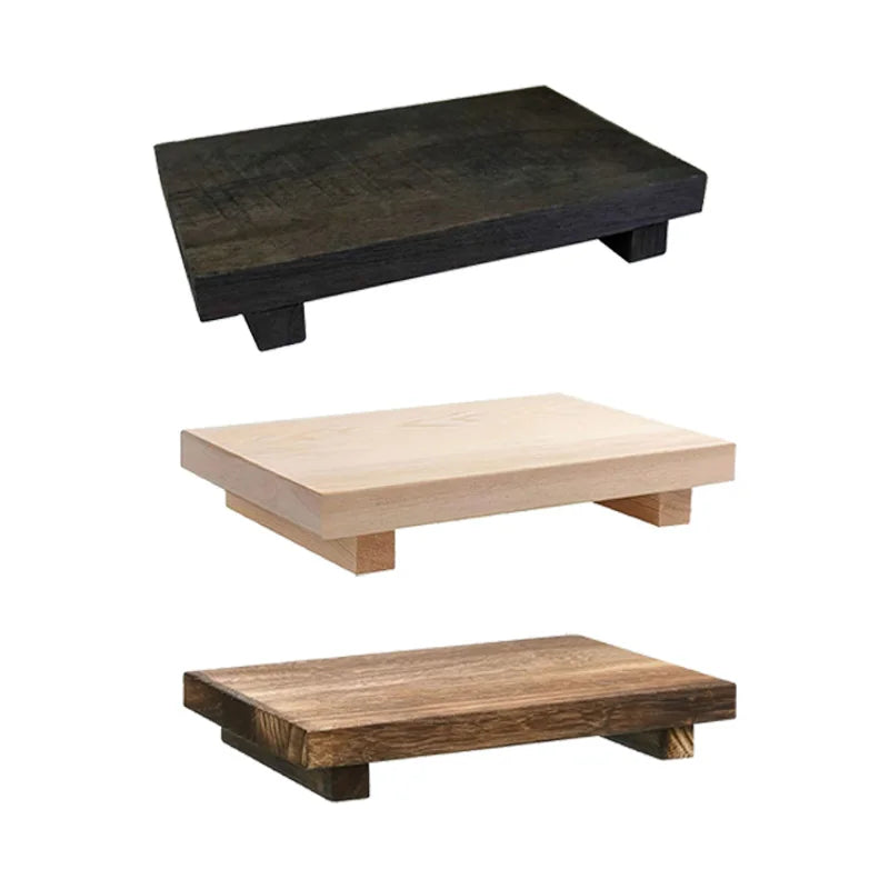 Retro Wooden Bathroom Tray Vanity Hands Soap Scented Candle Storage Holder Kitchen Seasoning Tray Home Decoration For Lr Bth etc