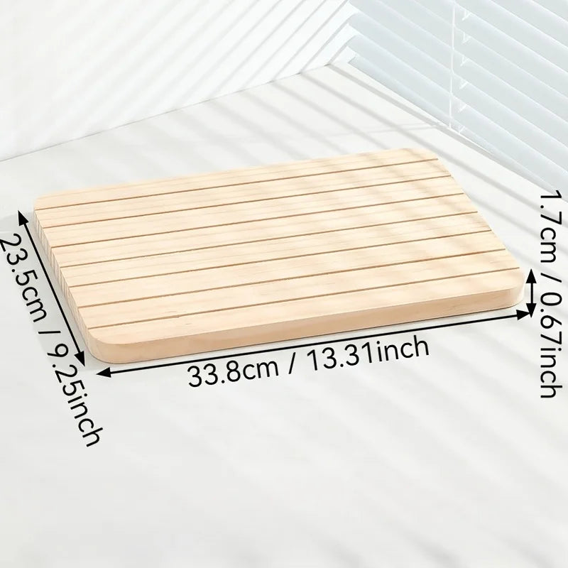 Solid wood card slot ring display plate necklace earrings jewelry display rack jewelry storage display props