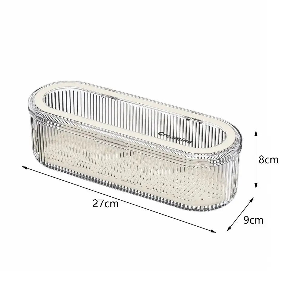 Kitchen Chopstick Organizer Cutlery Storage Box Chopstick Dinnerware Holder with Drain Tray for Utensils Drawer Spoons Cutlery