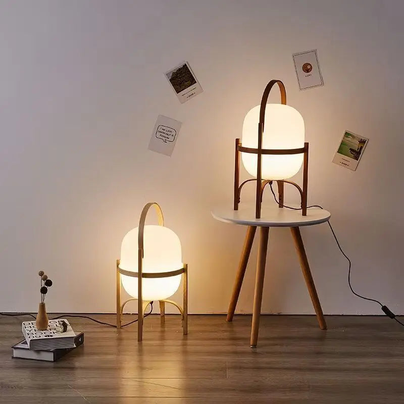Modern Simple Wood Floor Lamp for Living Room Bedroom Study Indoor Lighting Decoration Standing Lamp