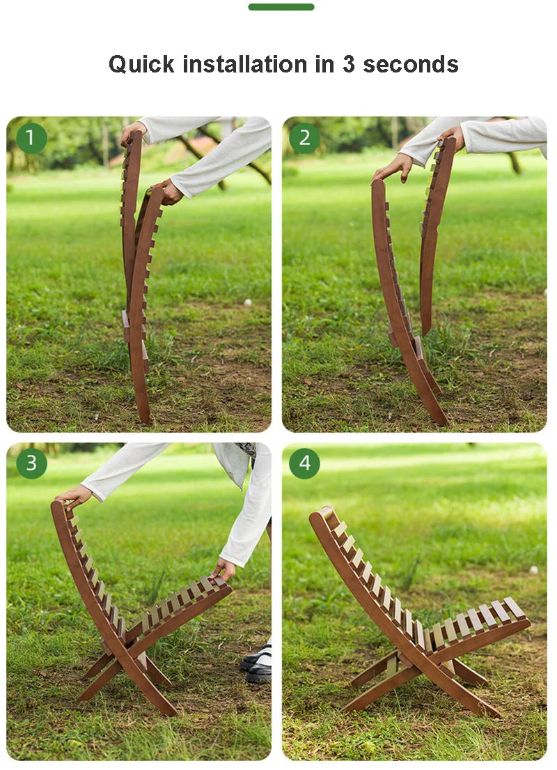 Portable Camping Chair Folding Pool Relax Minimalist Lounge Chair Living Room Balcony Leisure Chair Outdoor Furniture