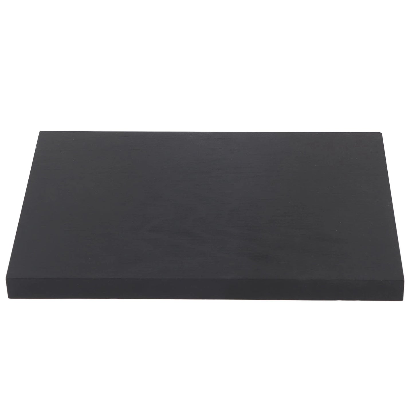 Rectangle Shape Solid Wood Tea Tray Coffee Snack Food Serving Tray Plate Restaurant Trays Black