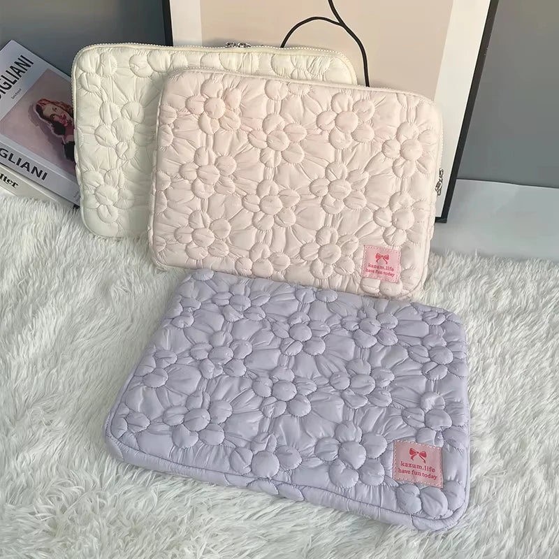 Macaron Laptop Tablet Sleeve Bag For Ipad Air6 Pro11/10.9/10.5/10.2/9.7 Macbook 13.3 13.6 14 15 15.6 16 Inch Inner Bag