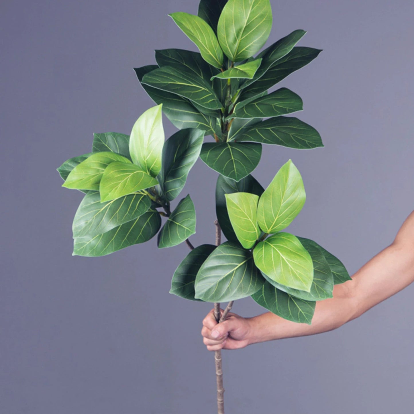 76-135cm Artificial Plants Fake Bamboo Tree Branch Plastic Nandina Leaves Tall Green Landscape For Home Garden Decor