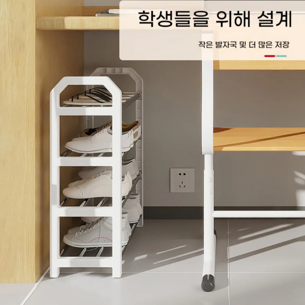 4 Layers Shoe Rack Multi-layer Assembly Creative Simple Trapezoidal Storage Doorstep Storage Shoe Cabinet Balcony Pendulum