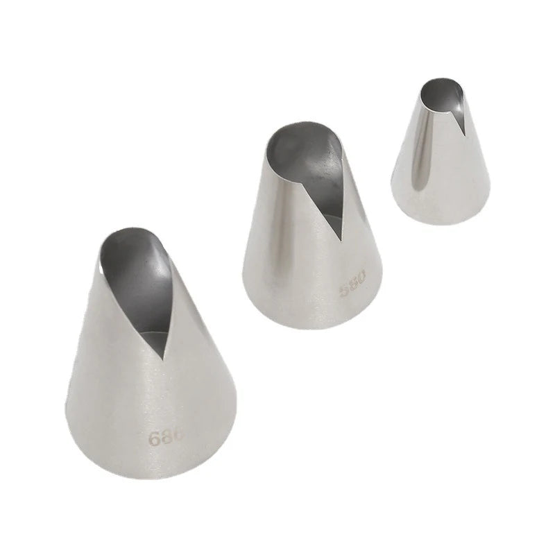 BCMJHWT 1/3pcs Icing Piping Nozzles For Cakes Decorating Tools Dumpling Pastry Cream Decoration Tips tort кондитерские товары