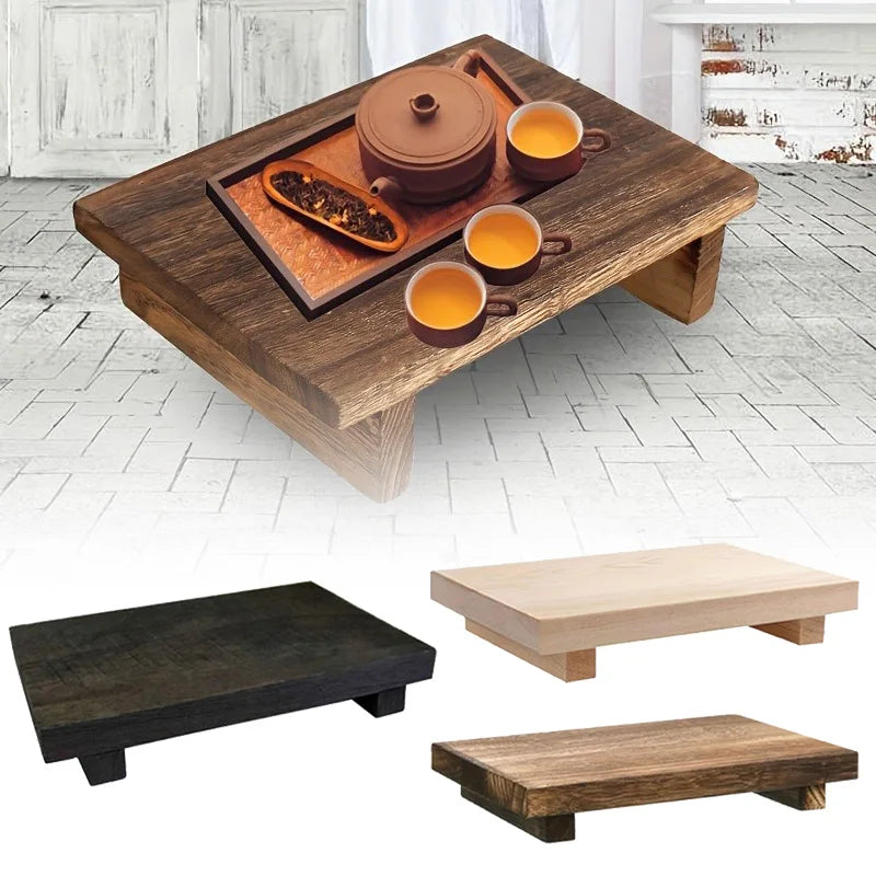 Retro Wooden Bathroom Tray Vanity Hands Soap Scented Candle Storage Holder Kitchen Seasoning Tray Home Decoration For Lr Bth etc