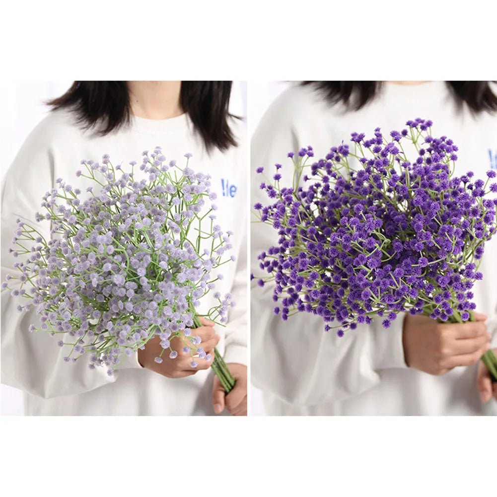 1 Bouquet Artificial Flowers 64cm White Purple Pink Red Blue Silk Fake Plants For Home Decoration Festive Weddings Arrangement