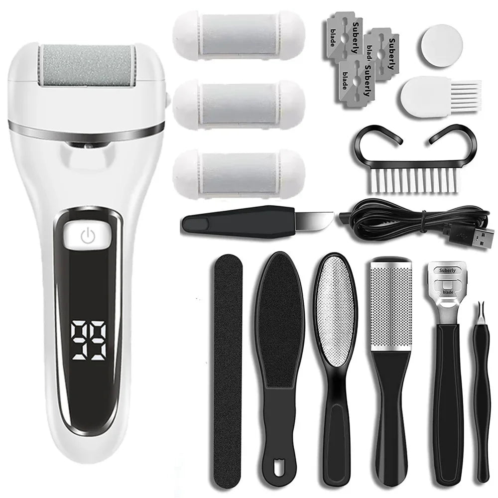 Foot care tool Skin Callus Remover Electric Grinding Pedicure Tools Foot Sandpaper File, electric foot file to remove calluses