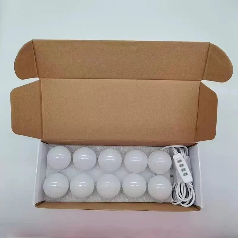 Makeup Mirror LED Light Bulbs Vanity Lights USB 12V Bathroom Dressing Table Lamp Dimmable LED Vanity Light For Mirror Light