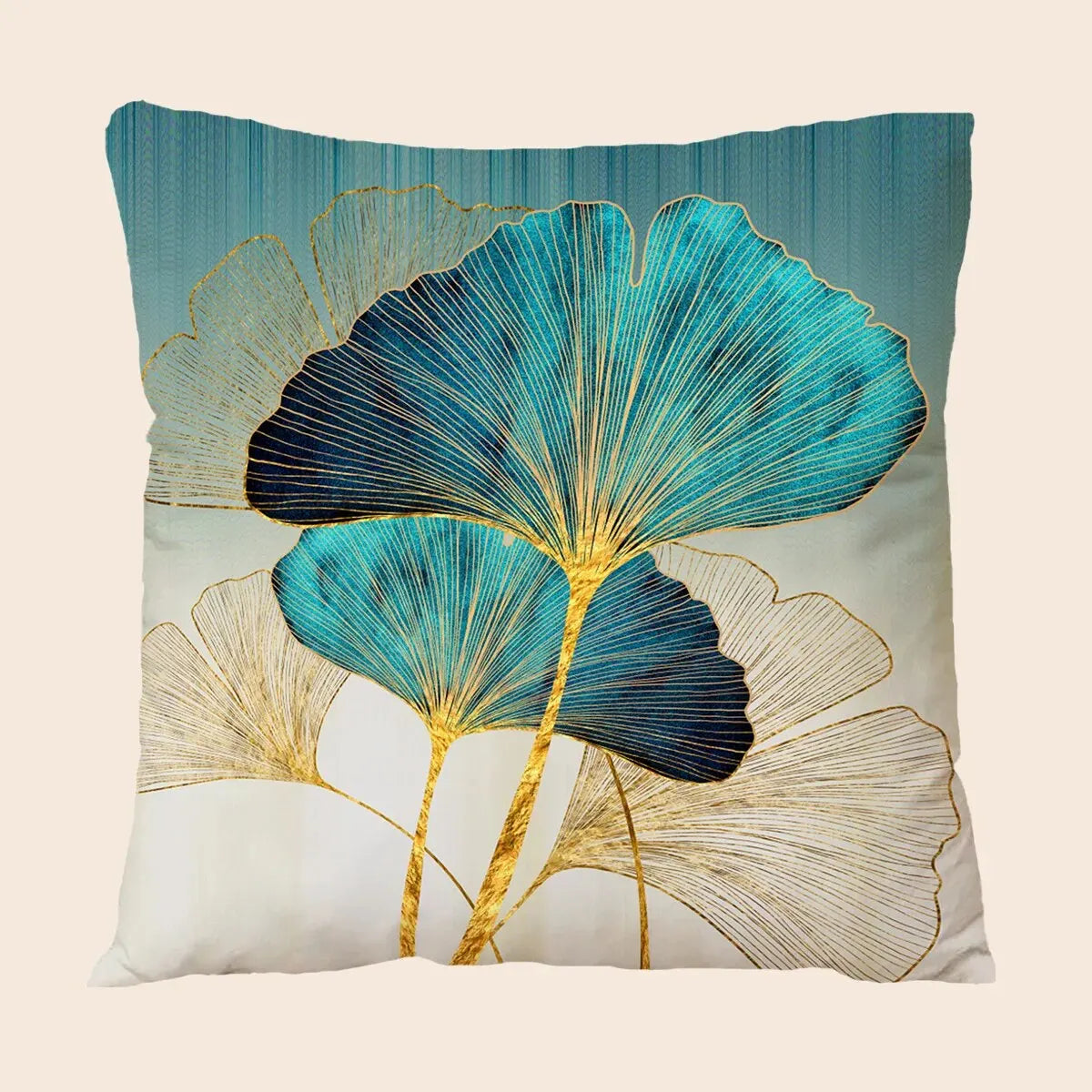 1pc Ginkgo Leaves Printed Pillowcase - Soft and Cozy Plush Design ForComfortable Sleep