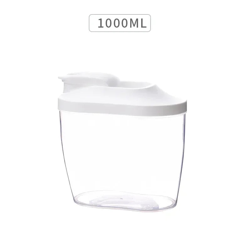 Food Storage Containers with Lids Stackable Treat Box Containers for Kitchen Pantry Organization Containers for Rice Dispenser