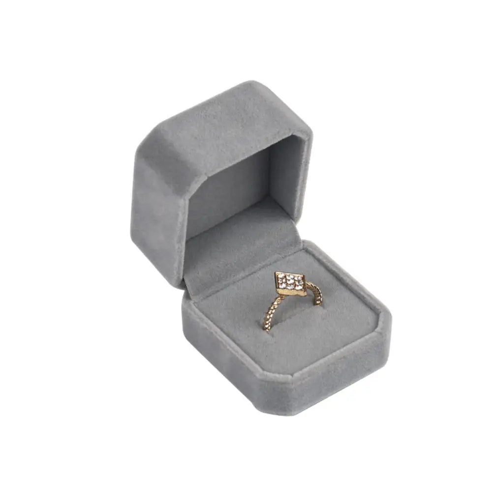 High-end Velvet Jewelry Box Necklace Ring Bracelet Pendant Earrings Storage Wedding Party Gift Box Jewelry Organizer Box Joyero