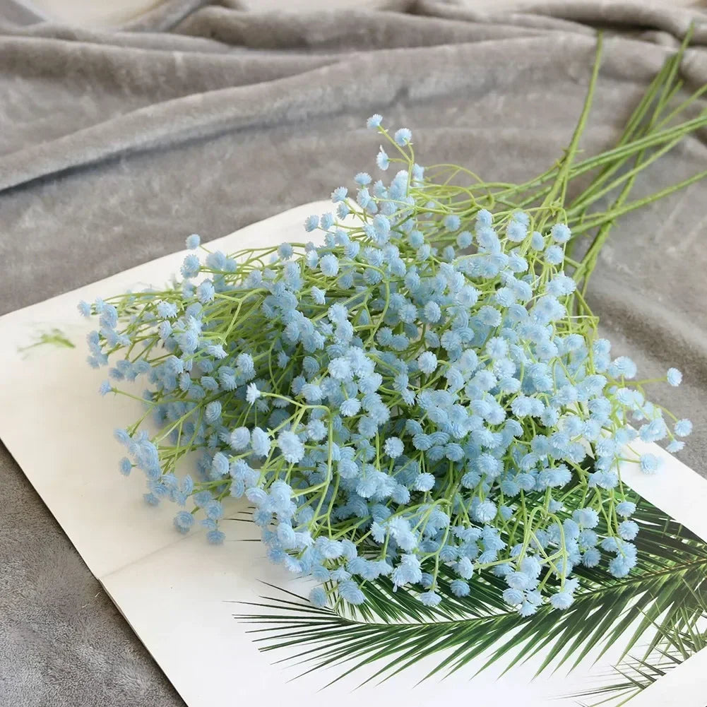 1 Bunch Artificial Fake Silk Gypsophila Flowers Wedding Bouquet Home Decoration Simulation Gypsophila Flower Home Garden decor