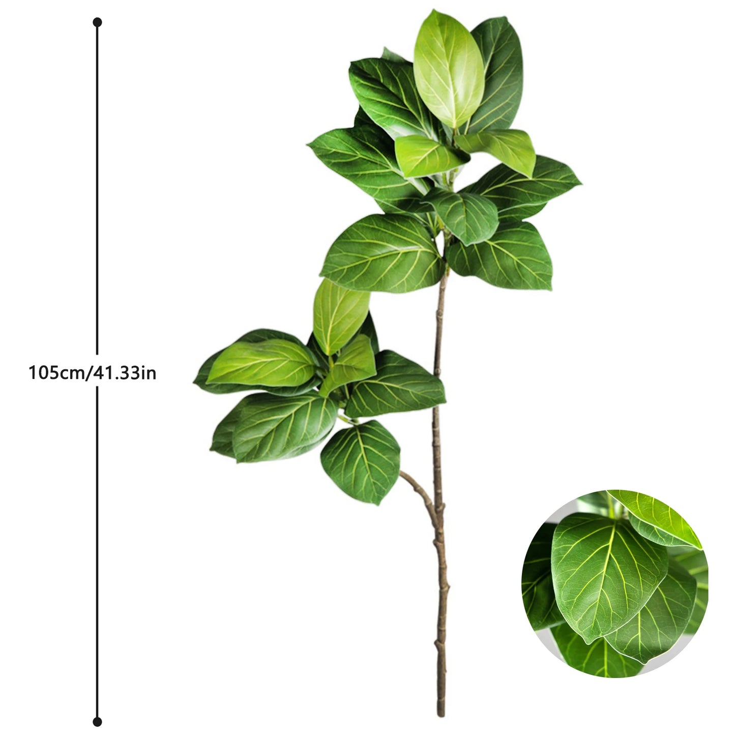 76-135cm Artificial Plants Fake Bamboo Tree Branch Plastic Nandina Leaves Tall Green Landscape For Home Garden Decor